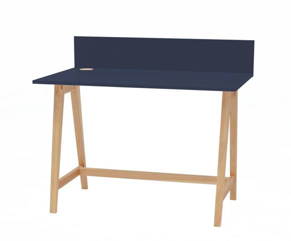 LUKA Ashwood Writing Desk 110x50cm / Navy Blue