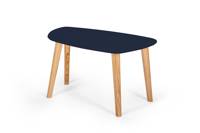Endocarp Coffee Table 68x41x40cm - Navy Blue / Ashwood